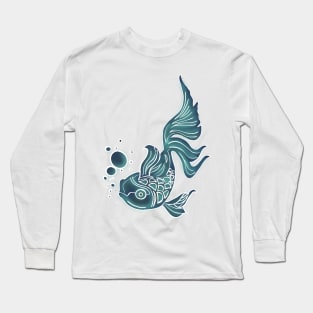 Neon Goldfish Long Sleeve T-Shirt